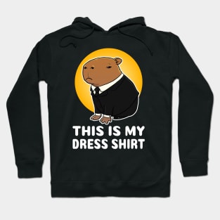 This is my dress shirt Capybara Costume Hoodie